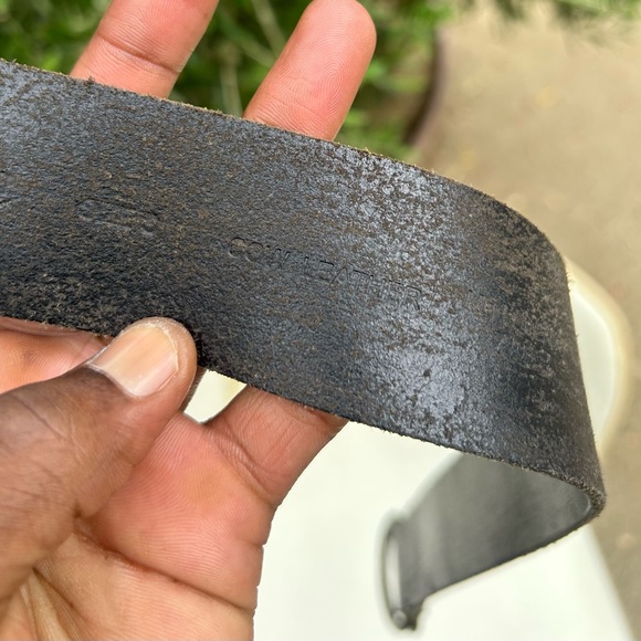 VTG Banana Republic 💯 leather Belt, Sz S - Picture 6 of 7